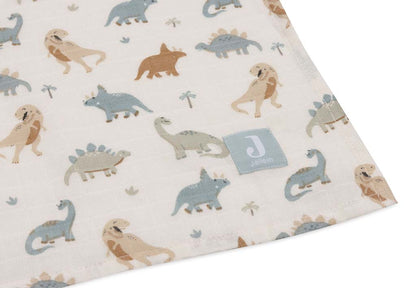 Jollein Tetradoek Roarsome 115 x 115 cm - 2 stuks