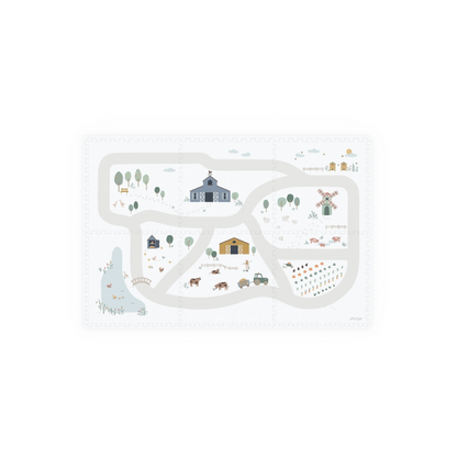 Play&Go Tapis De Puzzle  Farm Multi – 6 Pièces