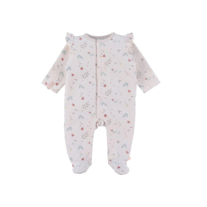 Noukie's Pyjama fluweel Romantic flowers uniseks