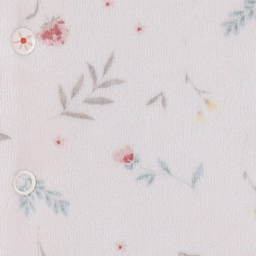 Noukie's Pyjama fluweel Romantic flowers uniseks