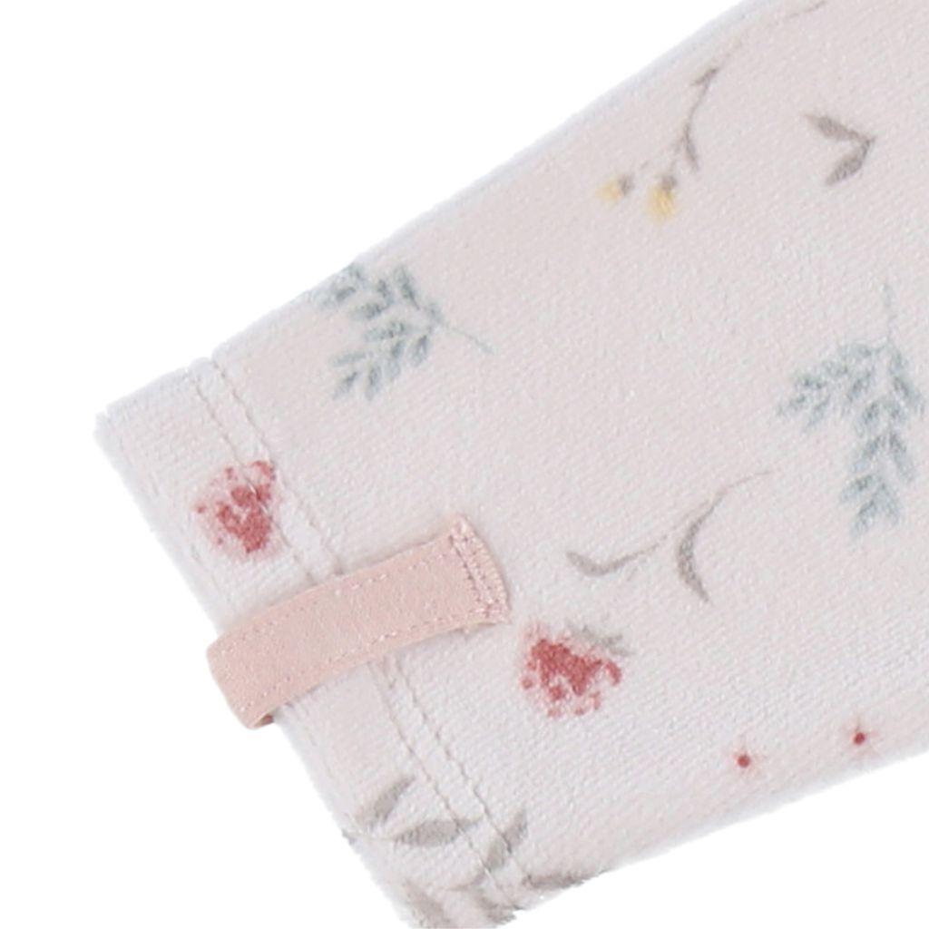 Noukie's Pyjama fluweel Romantic flowers uniseks