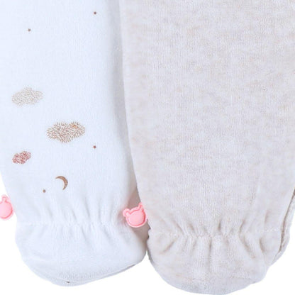 Noukie's Set de 2 pyjamas en velours Fluffy unisexe
