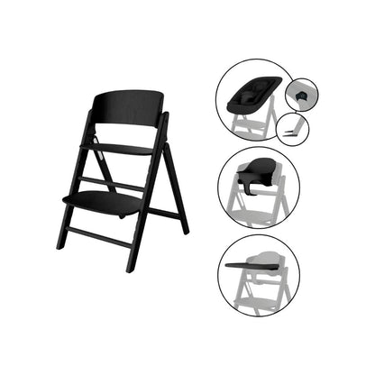 Cybex Eetstoel Click & Fold 4-in-1 Stunning Black