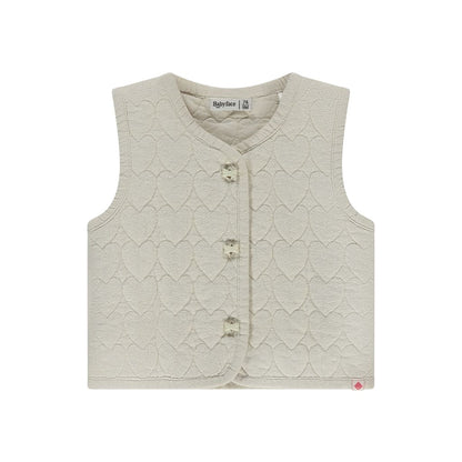 Babyface Gilet Pour Filles Ivoire Et Beige