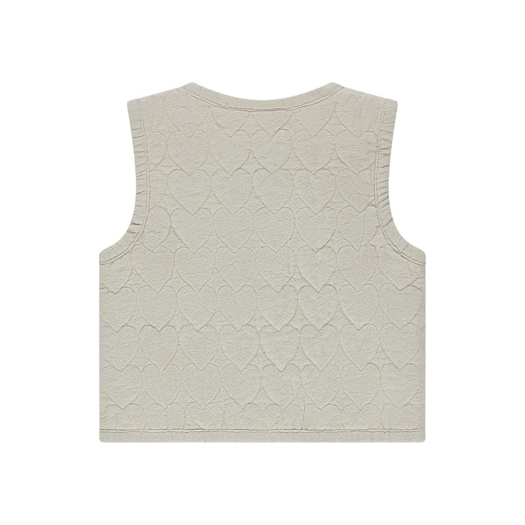 Babyface Gilet Pour Filles Ivoire Et Beige