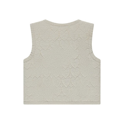 Babyface Gilet Pour Filles Ivoire Et Beige