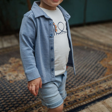 BabyFace Short Light blue denim Jongens