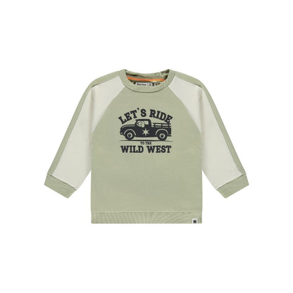 BabyFace Sweatshirt Sage Groen