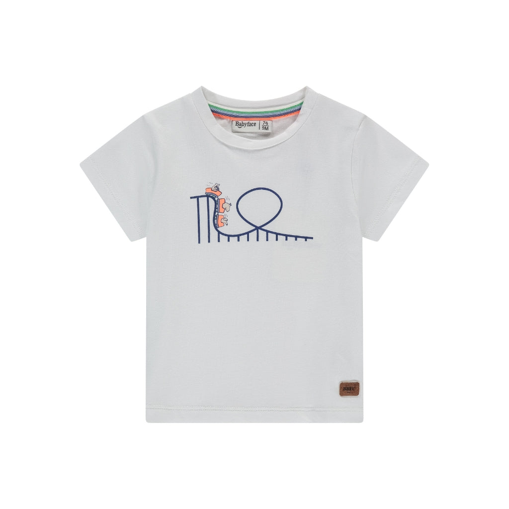 BabyFace T-shirt Korte Mouw Boys Cloud Grijs