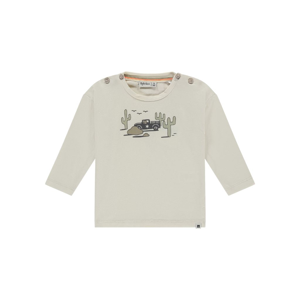 BabyFace T-shirt Lange Mouwen Off-White