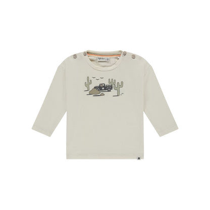 BabyFace T-shirt Lange Mouwen Off-White