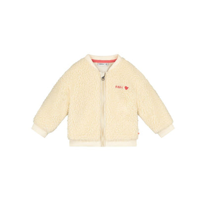 Babyface Cardigan Teddy Filles Cream 