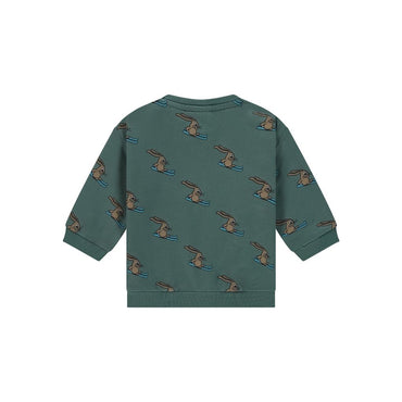 BabyFace Sweatshirt flesgroen