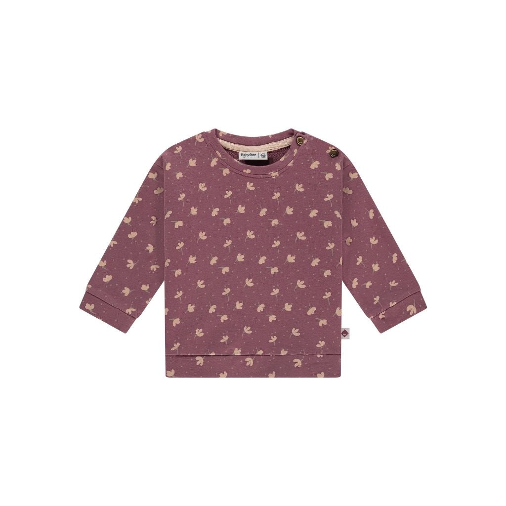 BabyFace Sweatshirt bordeauxrood
