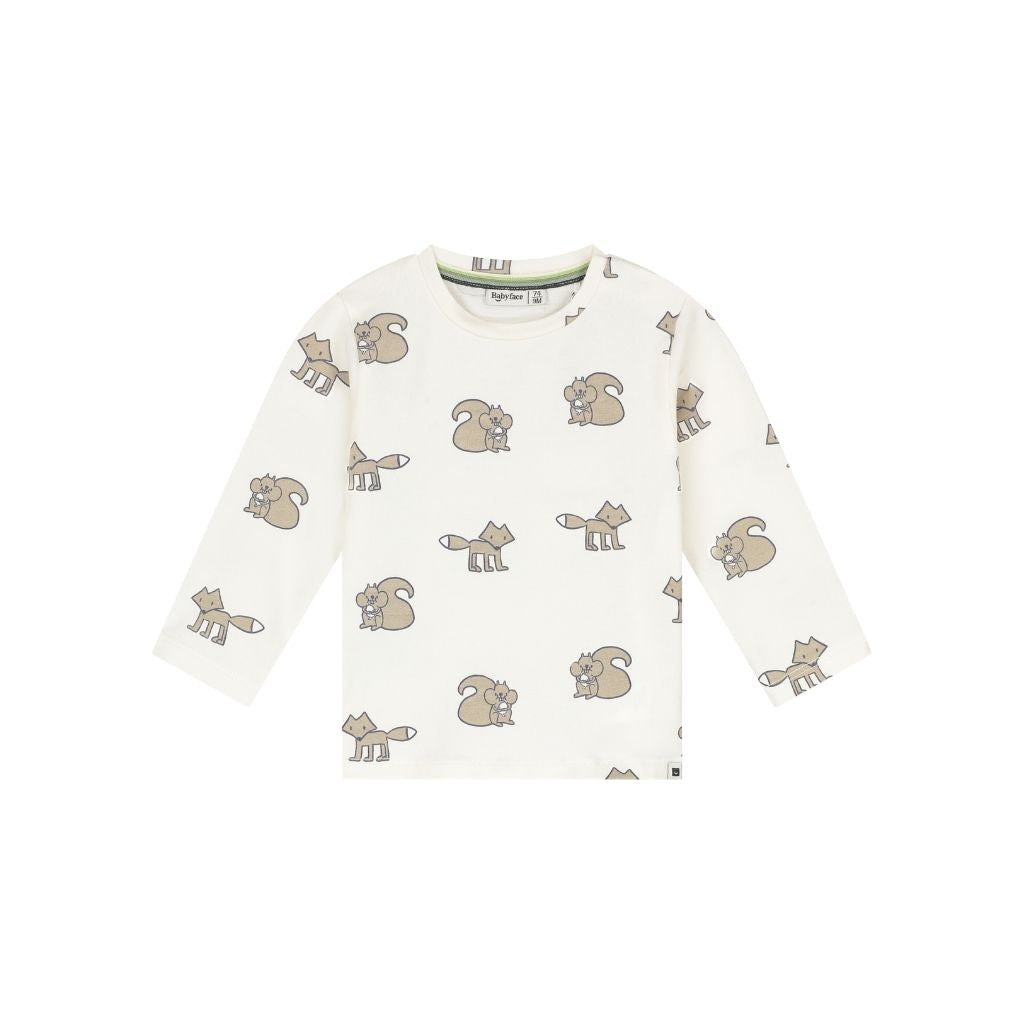 BabyFace T-shirt Lange Mouwen Jongens Bone