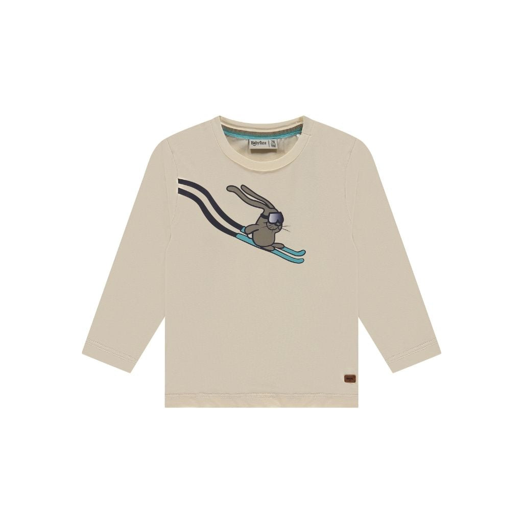 BabyFace T-shirt met lange mouwen Ivoor