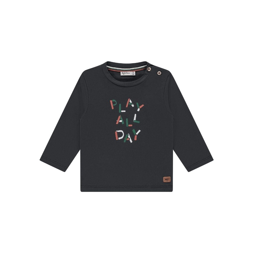 BabyFace T-shirt à manches longues anthracite