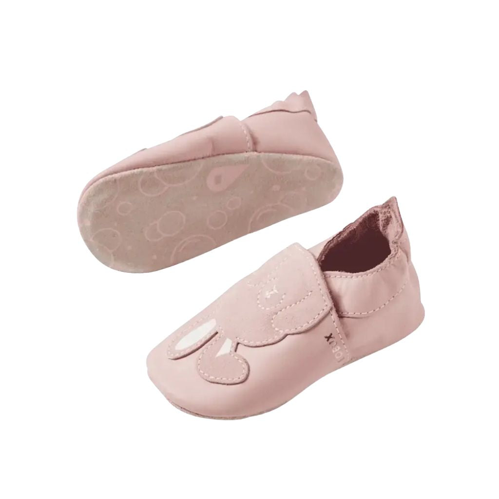 Bobux Schoentjes Soft Soles Peek A Boo Bunny Ballet Pink