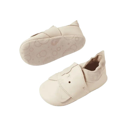 Bobux Chaussons Soft Soles Peek A Boo Kitty White Swan