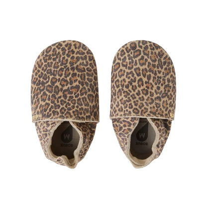 Bobux Schoentjes Soft Soles Simple Shoe Leopard Shimmer Meisjes