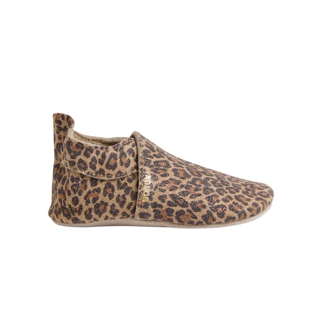 Bobux Schoentjes Soft Soles Simple Shoe Leopard Shimmer Meisjes