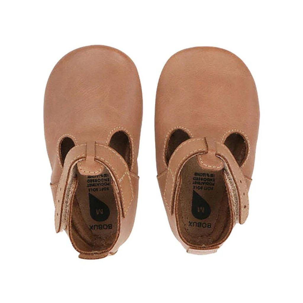 Bobux Chaussons Soft Soles Jack & Jill Caramel