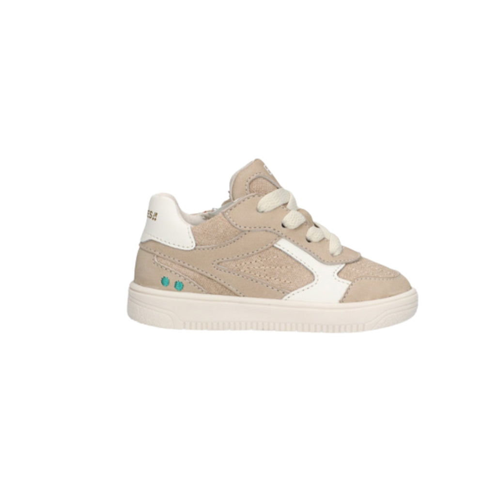 BunniesJR Flex Schoentje Meavie Mellow Taupe Wit Uniseks