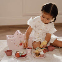 meisje die picknickt