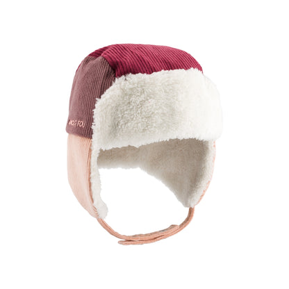 Chamaye Casquette Avec Protège-oreilles Amour Fou Girl Burgundy
 
