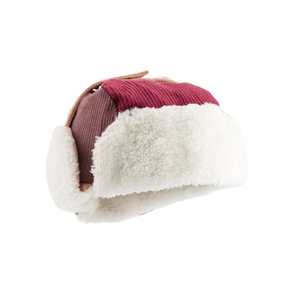 Chamaye Casquette Avec Protège-oreilles Amour Fou Girl Burgundy
 