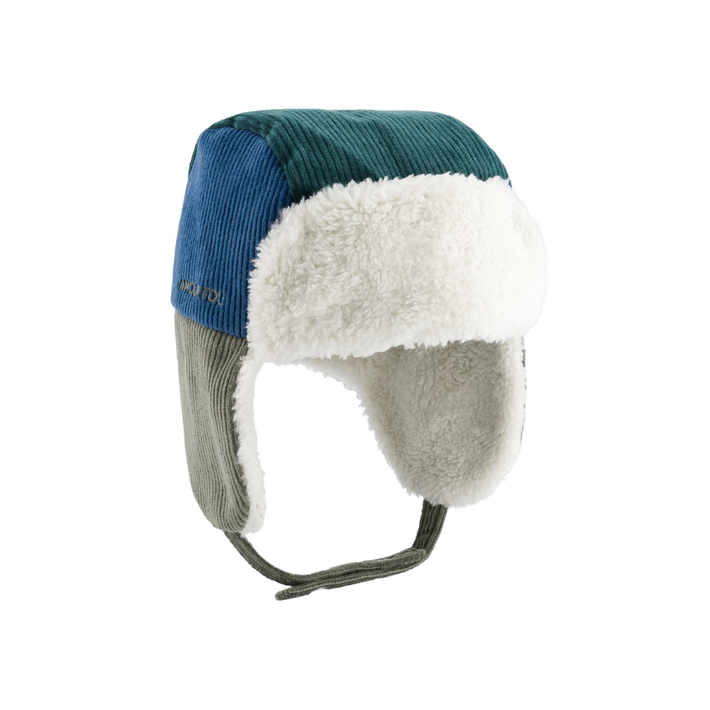 Chamaye Casquette Avec Protège-oreilles Corduroy Amour Fou Boy Green