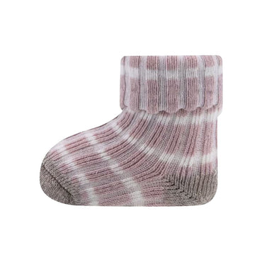 Ewers Chaussettes New Born Uni Rose/Rayures – 3 paires
