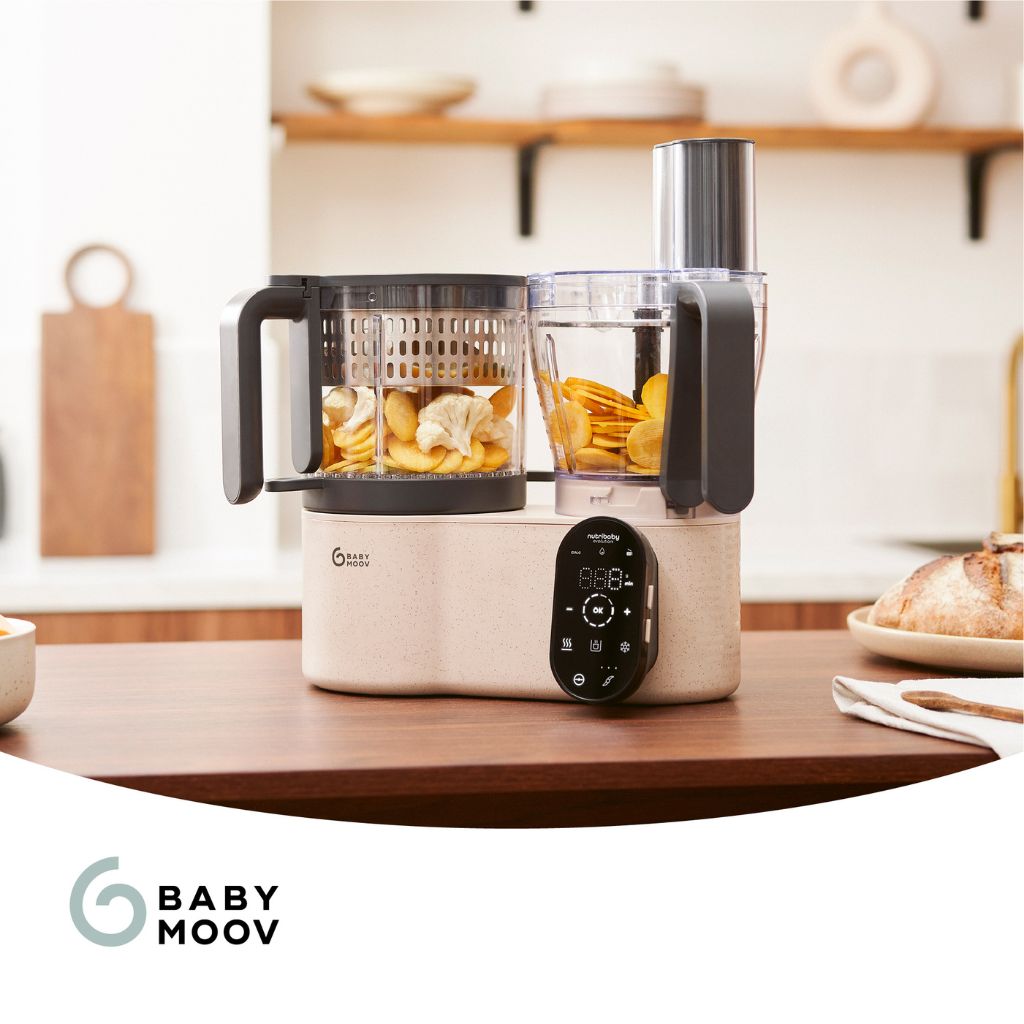 Babymoov Stoomkoker-Mixer Nutribaby Evolution Beige