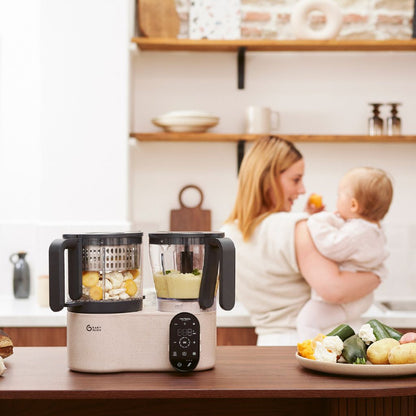 Babymoov Stoomkoker-Mixer Nutribaby Evolution Beige