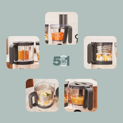 Babymoov Stoomkoker-Mixer Nutribaby Evolution Beige
