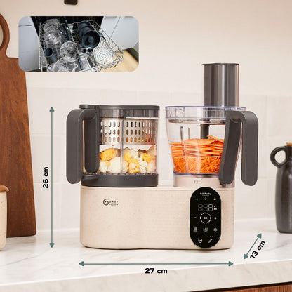 Babymoov Stoomkoker-Mixer Nutribaby Evolution Beige