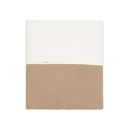 Koeka Wiegdeken Cotton Fleece Wafel Faro Bruin
