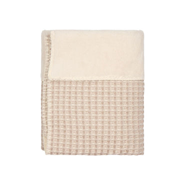 Koeka Deken voor wieg Wafel / Teddy Oslo - 100 x 75 cm