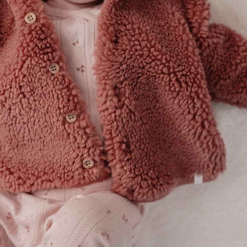 Little Dutch Veste Teddy Rose