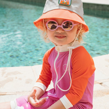Ki ET LA Lunettes de soleil Flower Verbena Unbreakable Rose – 0 à 12 mois