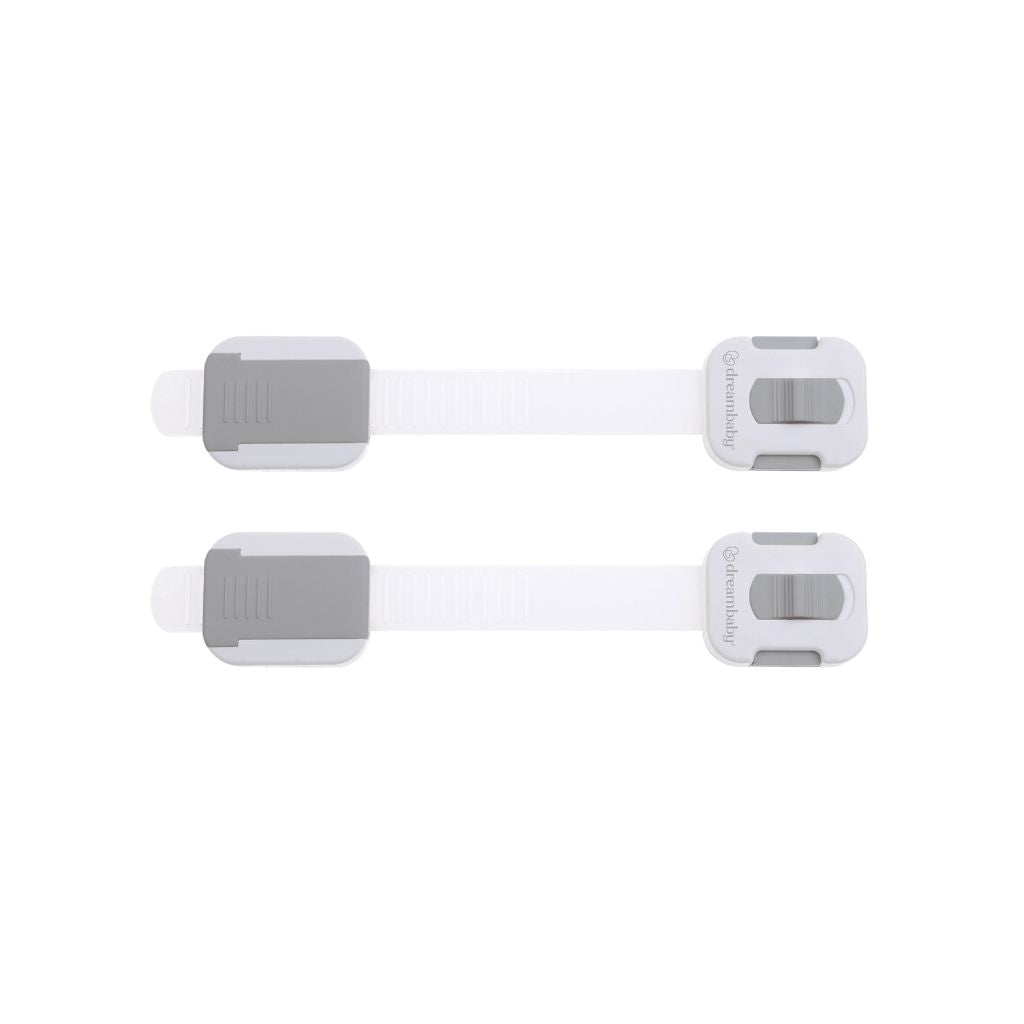 Dreambee Kinderslot Flexibel Grijs/Wit - 2 Stuks