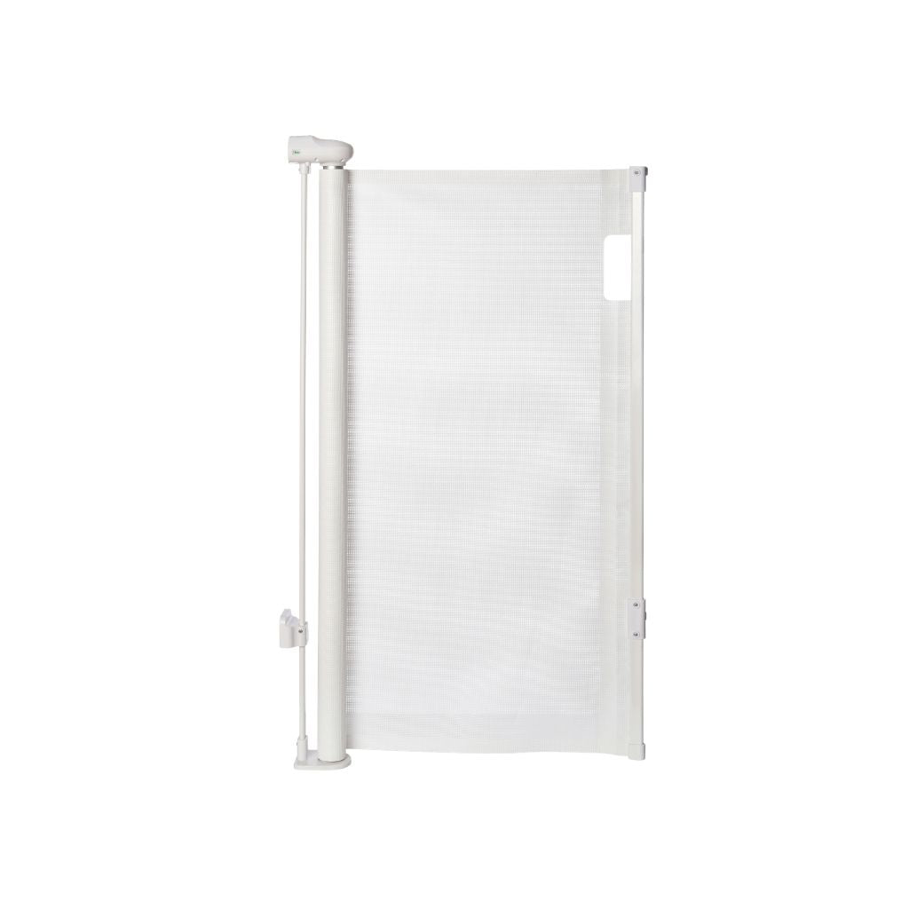 Dreambee Barrière De Sécurité Pour Porte et Escalier Safe&Roll Enroulable Blanche