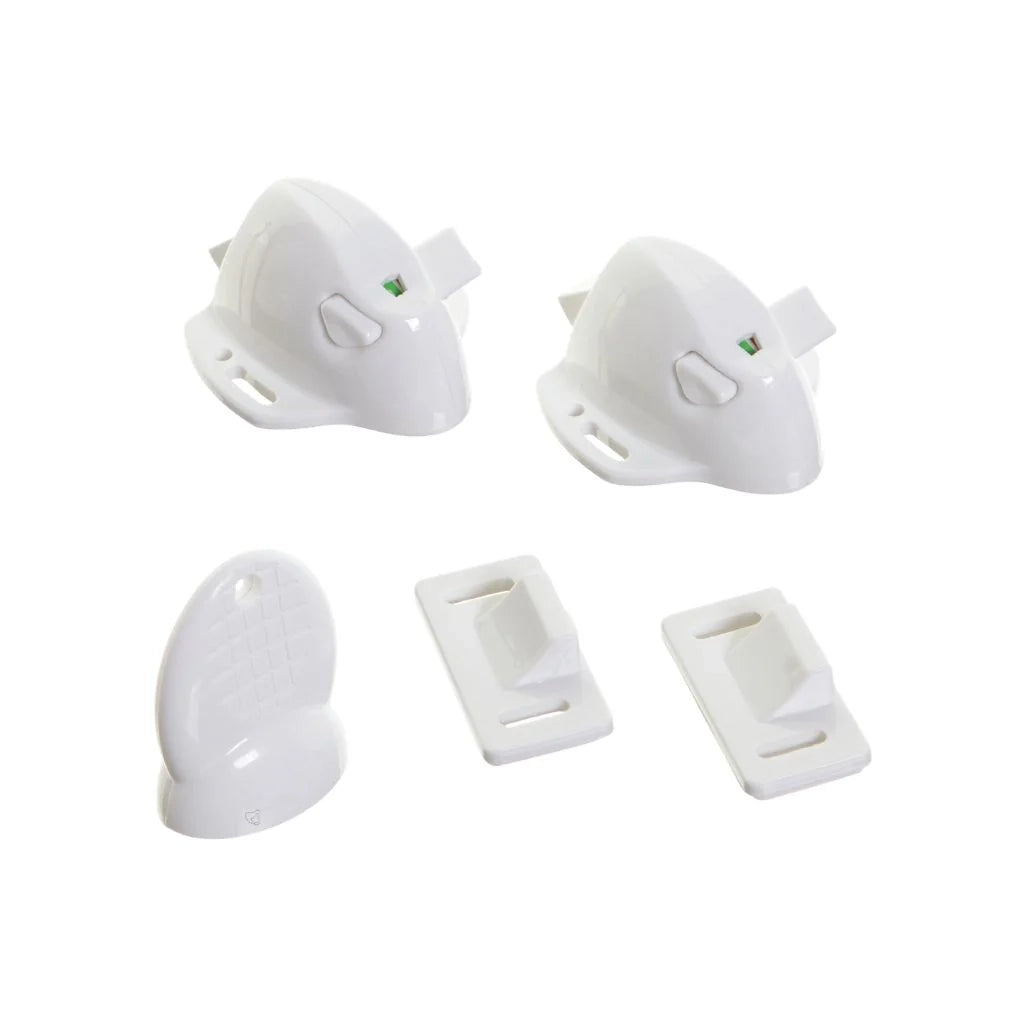 Dreambee Serrure Magnétique Pour Enfants Blanche – 2 Pièces