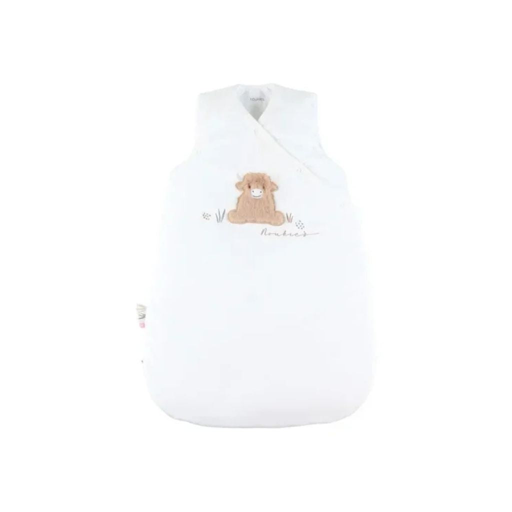 Noukie's Winterslaapzak Fluffy TOG 2,0-3,5 Ecru 70 cm