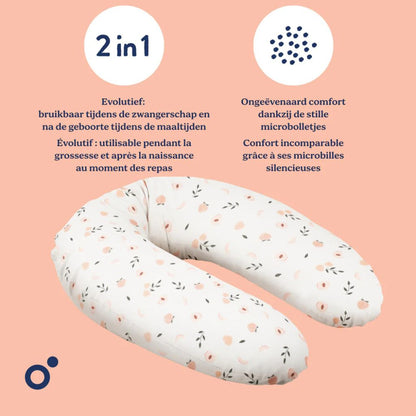 Doomoo Coussin d'allaitement Buddy Peaches