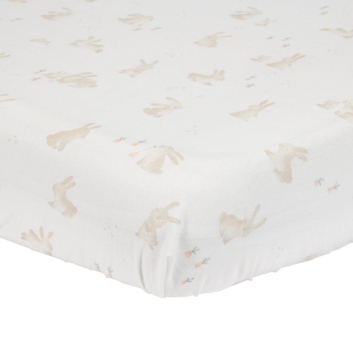 Little Dutch Drap-housse Baby Bunny Blanc 70x140/150 cm