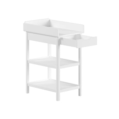 JAXX Table à langer Hêtre Blanc