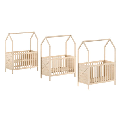 JAXX Babybed Natuur 60x120 cm