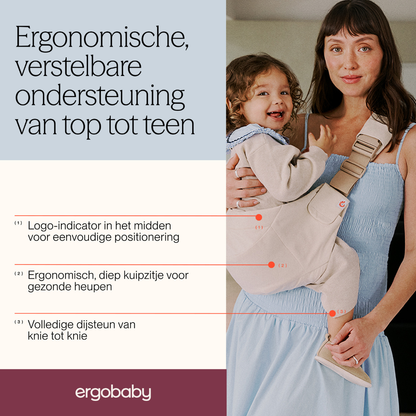 Ergobaby Draagzak Upsie Sling Natural Beige