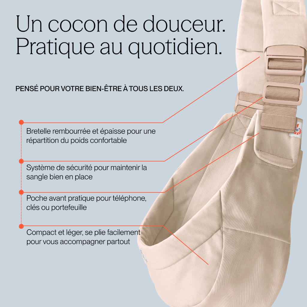 Ergobaby Draagzak Upsie Sling Natural Beige